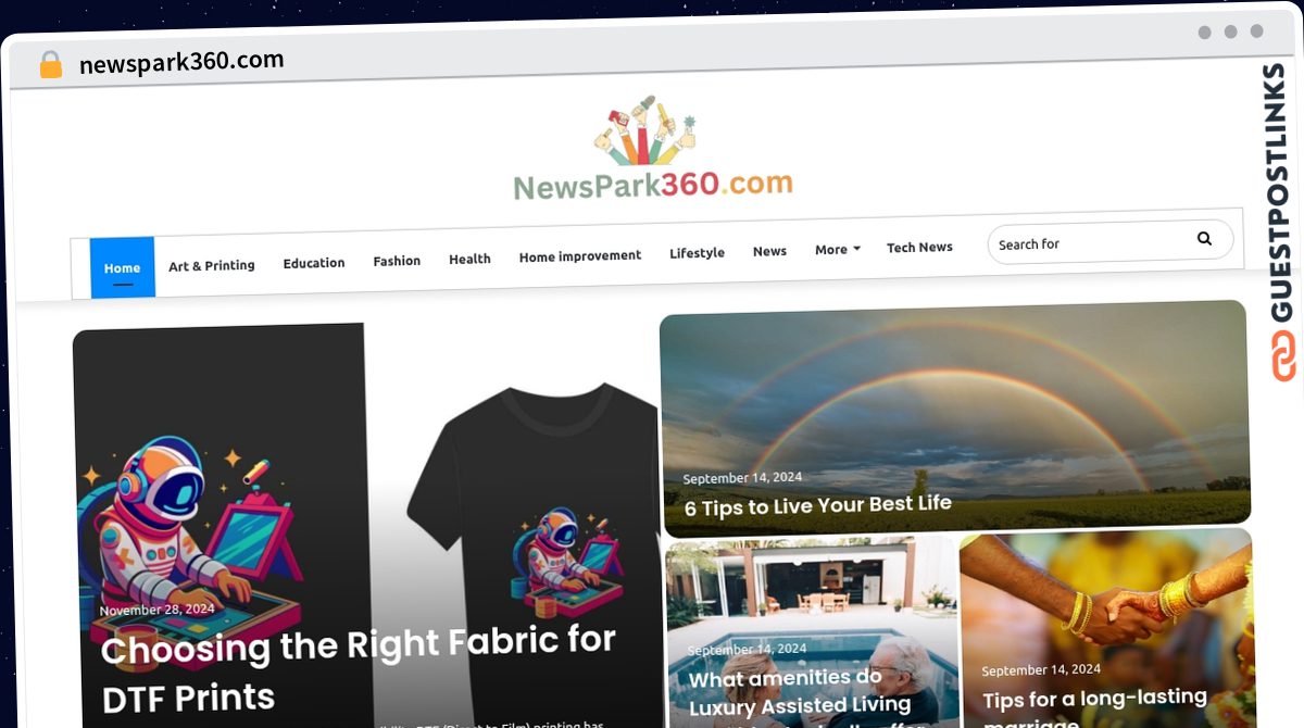 Publish Guest Post on newspark360.com