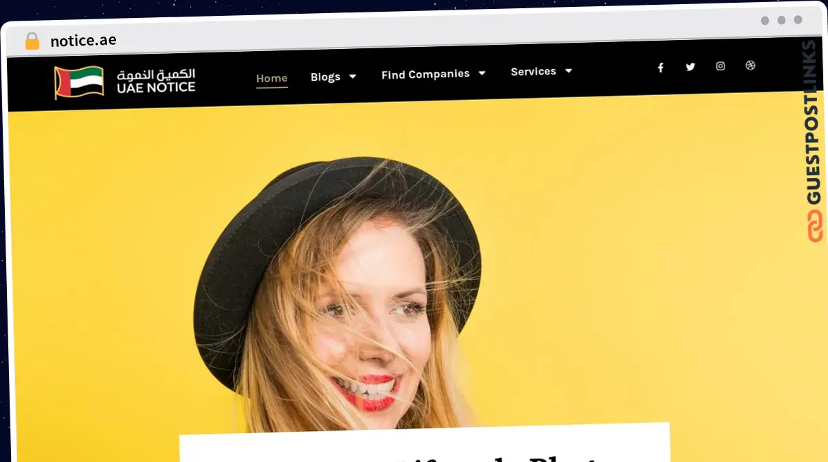Publish Guest Post on notice.ae
