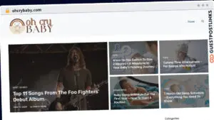 Publish Guest Post on ohcrybaby.com