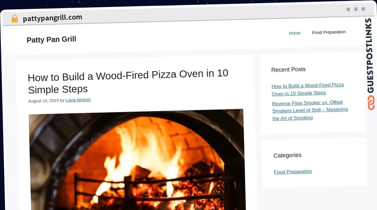 Publish Guest Post on pattypangrill.com