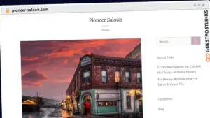 Publish Guest Post on pioneer-saloon.com