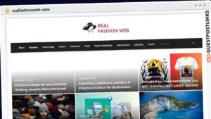 Publish Guest Post on realfashionweb.com