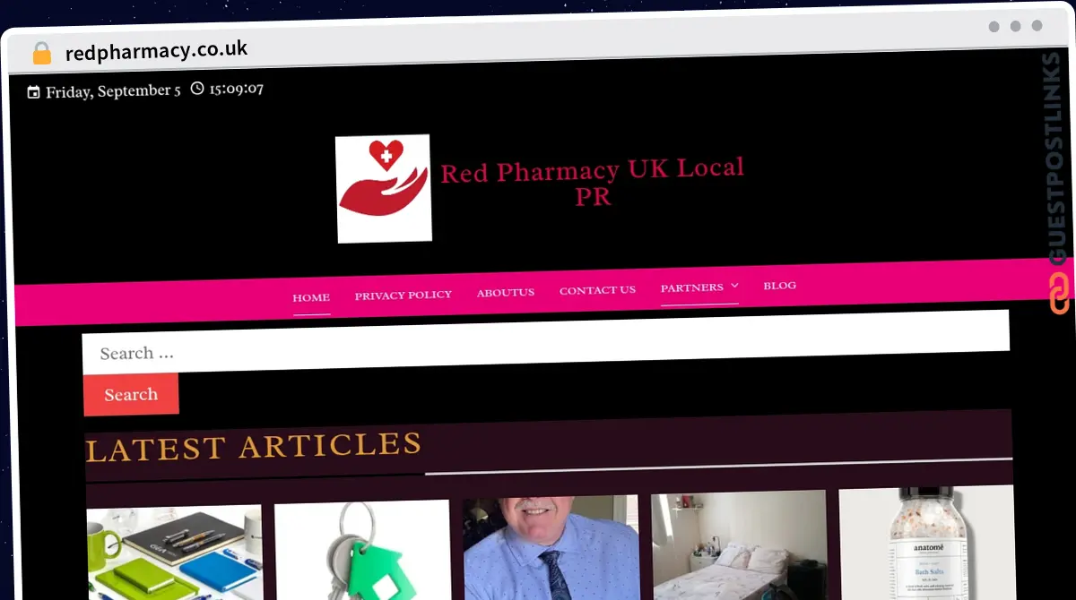 Publish Guest Post on redpharmacy.co.uk