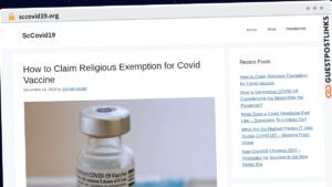 Publish Guest Post on sccovid19.org