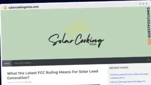 Publish Guest Post on solarcookingatlas.com