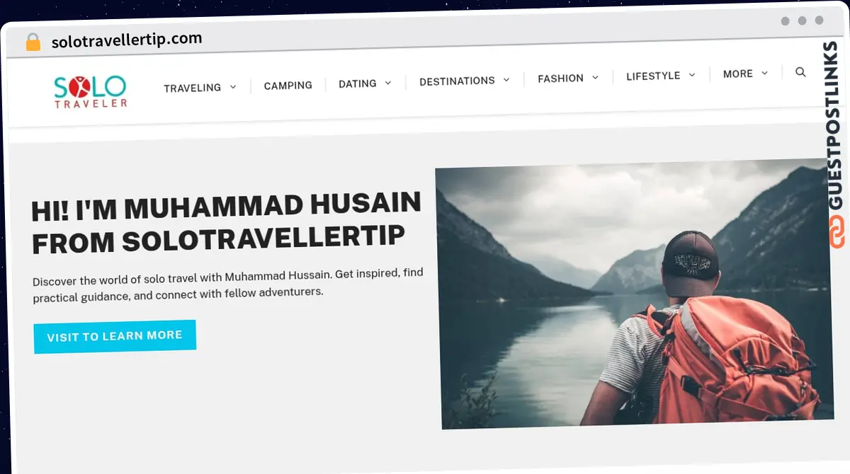 Publish Guest Post on solotravellertip.com