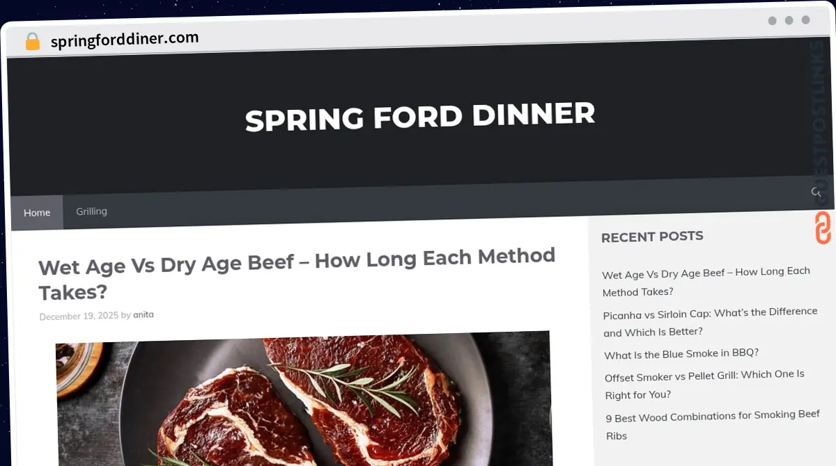Publish Guest Post on springforddiner.com