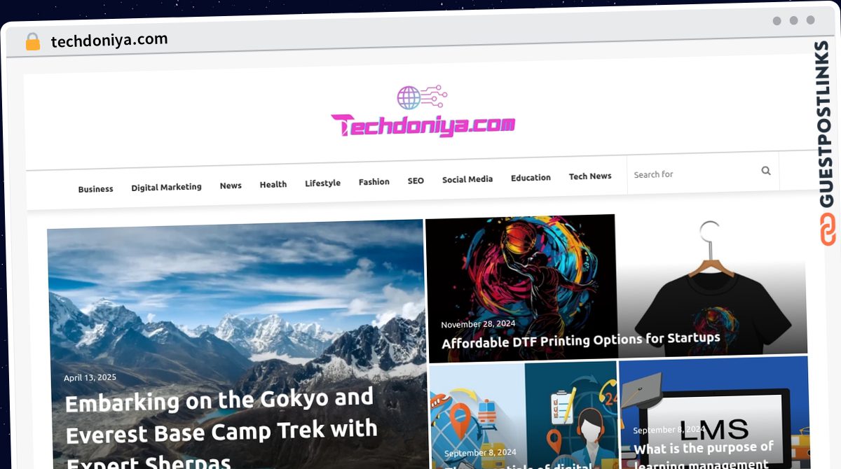 Publish Guest Post on techdoniya.com