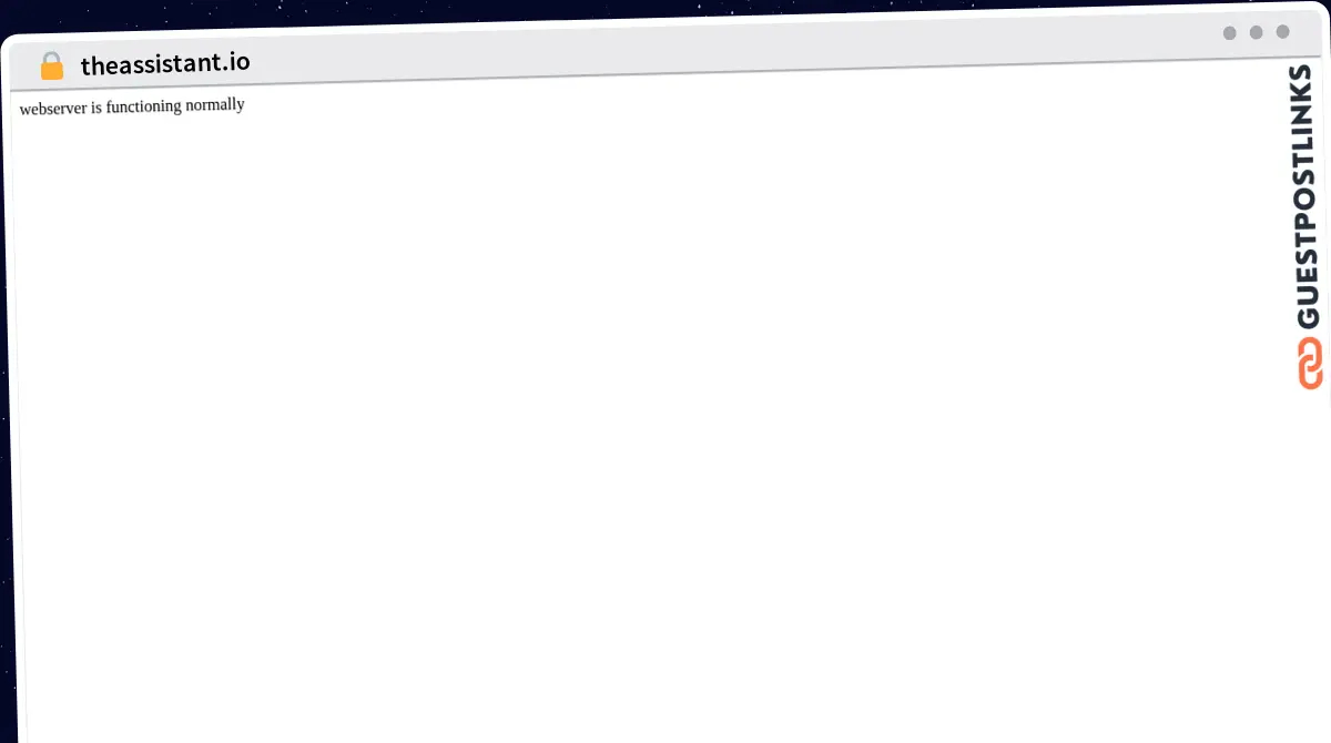 Publish Guest Post on theassistant.io