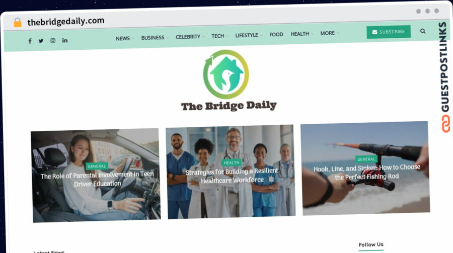 Publish Guest Post on thebridgedaily.com