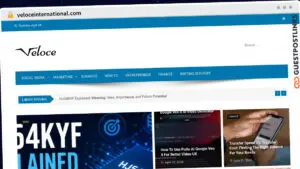 Publish Guest Post on veloceinternational.com