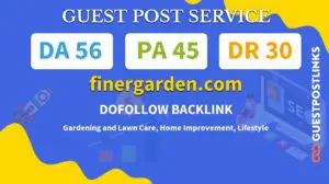 Buy Guest Post on finergarden.com
