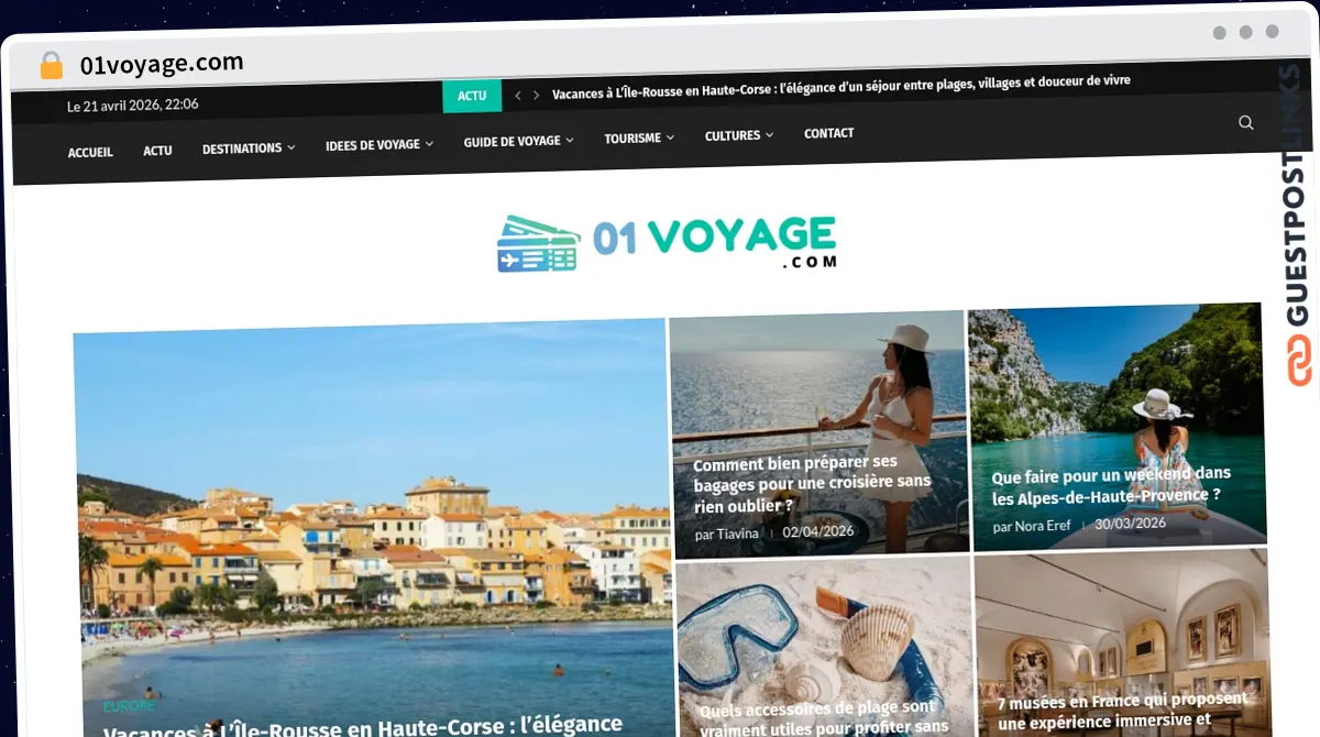 Publish Guest Post on 01voyage.com
