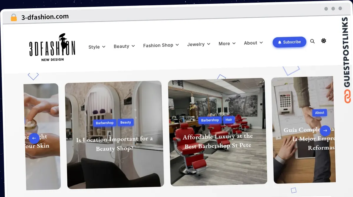 Publish Guest Post on 3-dfashion.com