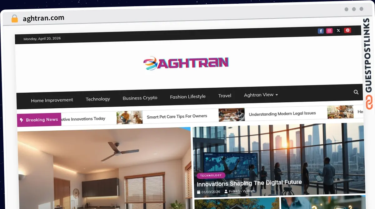 Publish Guest Post on aghtran.com