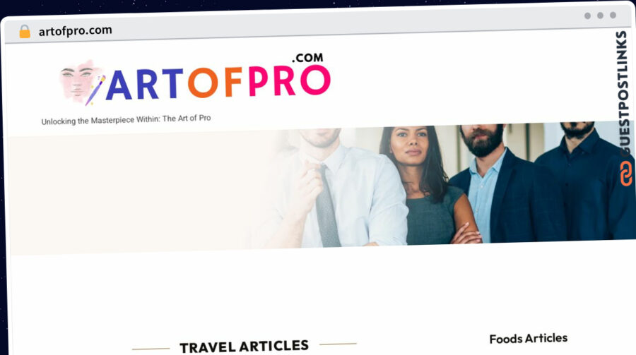 Publish Guest Post on artofpro.com