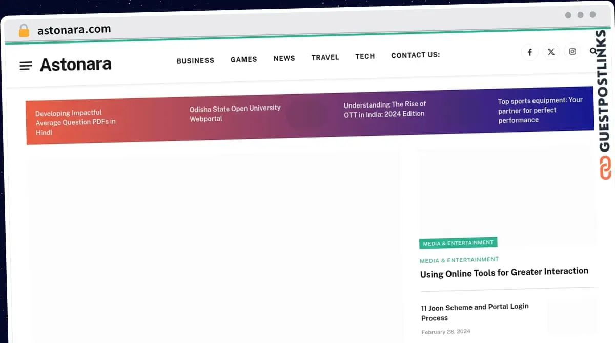 Publish Guest Post on astonara.com