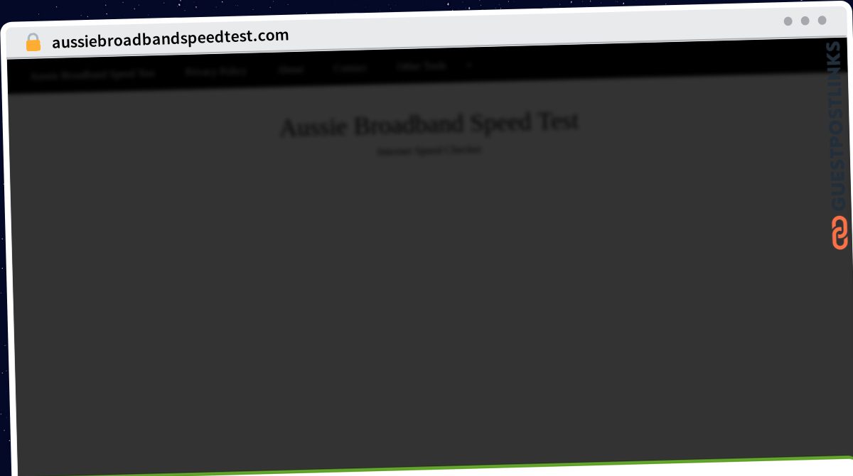 Publish Guest Post on aussiebroadbandspeedtest.com