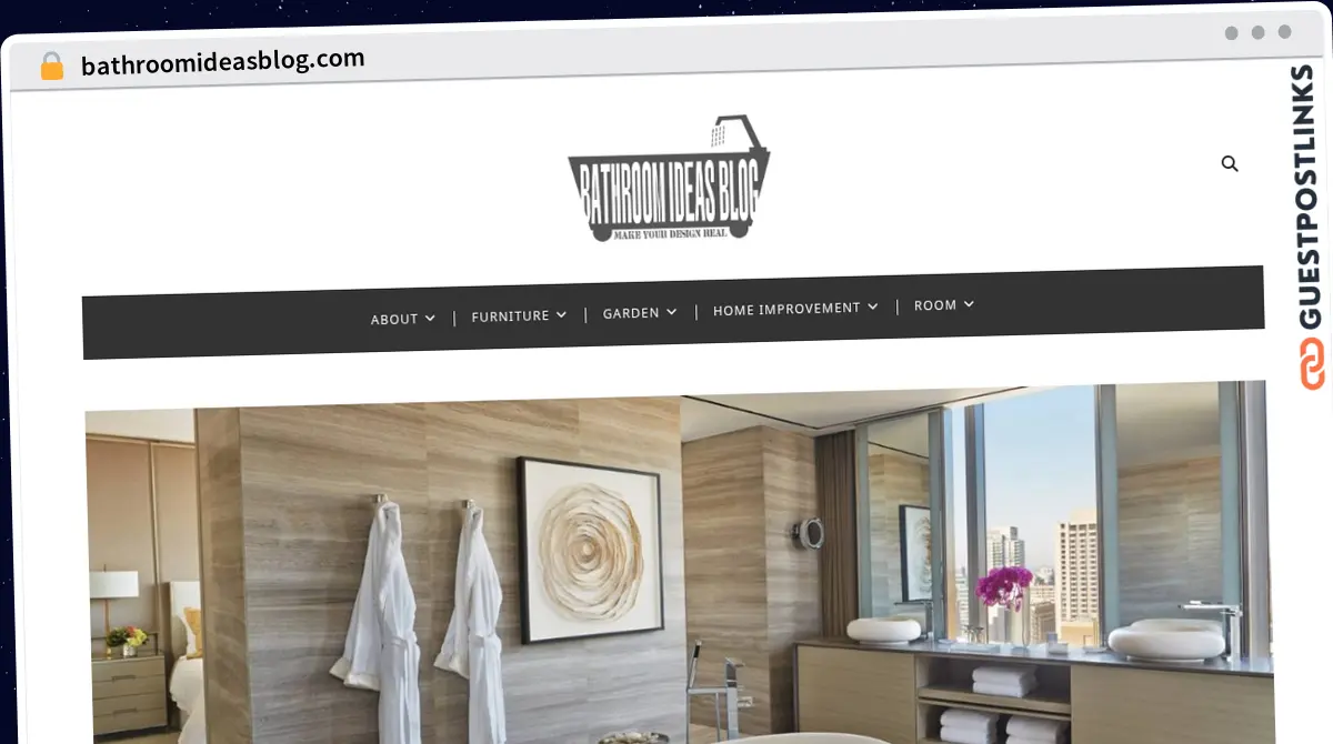 Publish Guest Post on bathroomideasblog.com