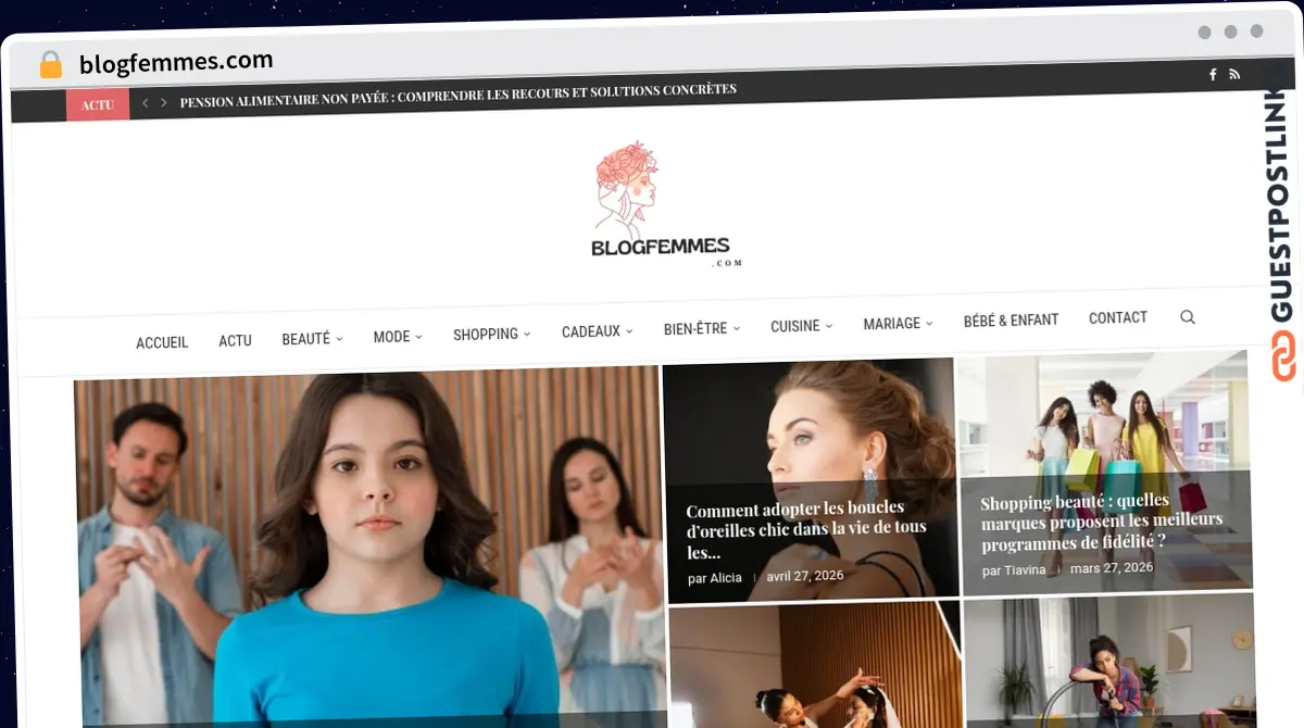 Publish Guest Post on blogfemmes.com