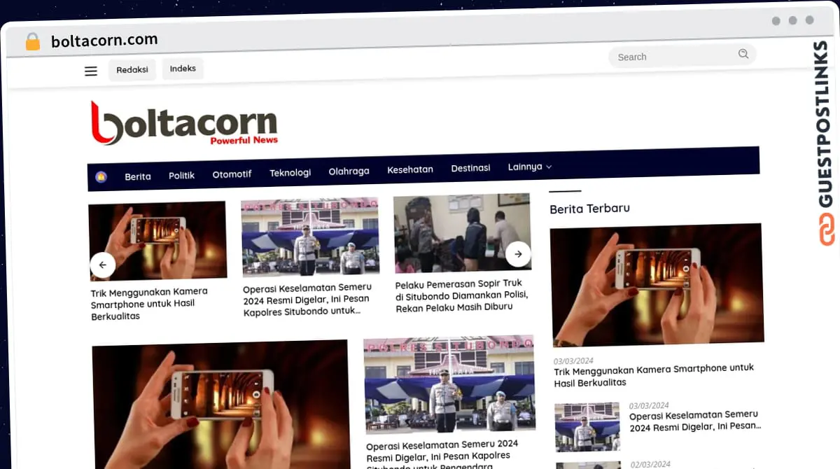 Publish Guest Post on boltacorn.com