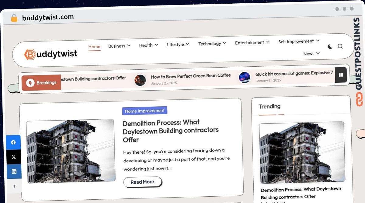 Publish Guest Post on buddytwist.com