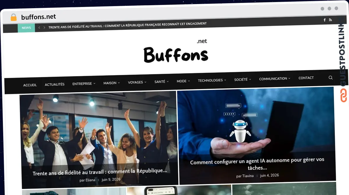 Publish Guest Post on buffons.net