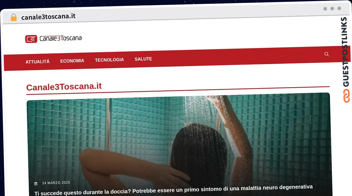 Publish Guest Post on canale3toscana.it