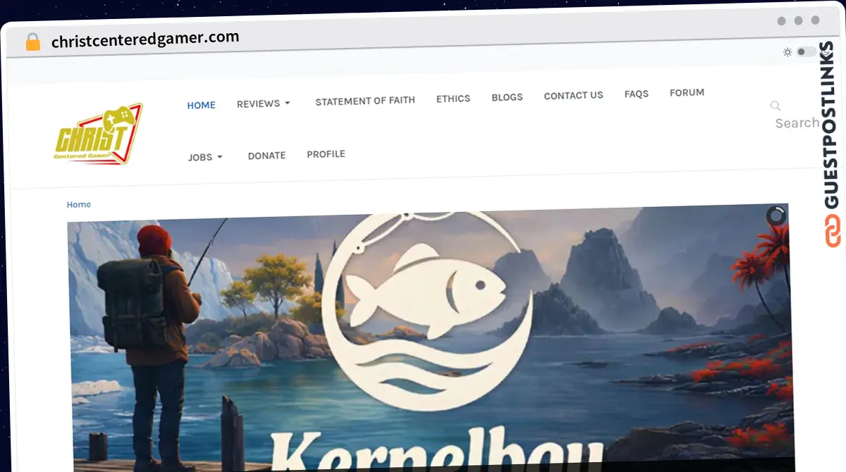 Publish Guest Post on christcenteredgamer.com