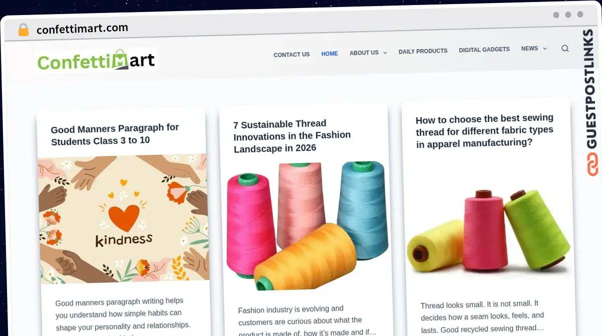 Publish Guest Post on confettimart.com