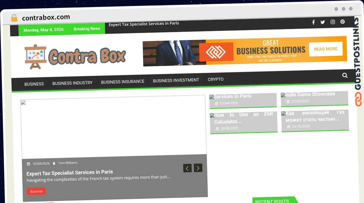 Publish Guest Post on contrabox.com