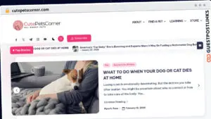 Publish Guest Post on cutepetscorner.com