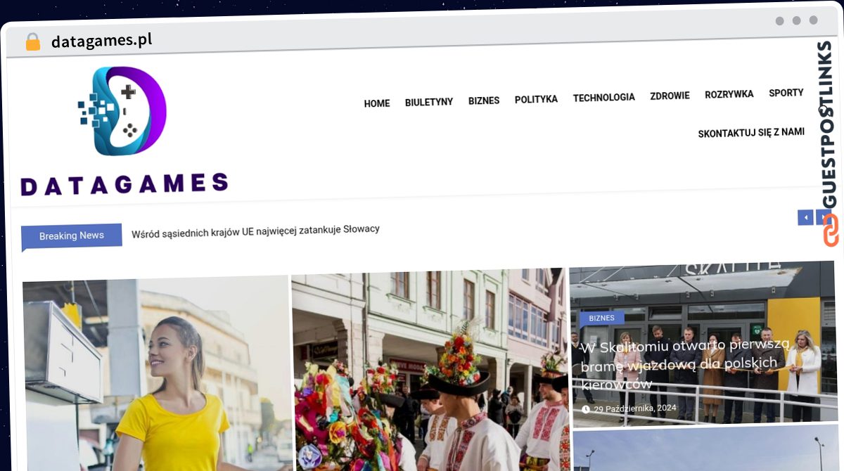 Publish Guest Post on datagames.pl