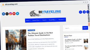Publish Guest Post on ditraveling.com