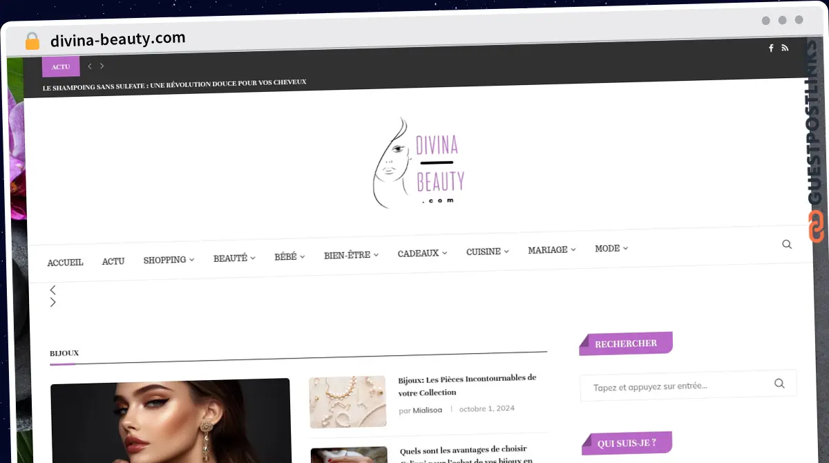 Publish Guest Post on divina-beauty.com
