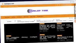 Publish Guest Post on dunlopua.com