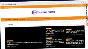 Publish Guest Post on dunlopua.com
