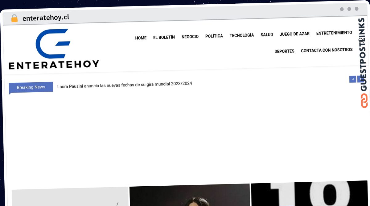 Publish Guest Post on enteratehoy.cl