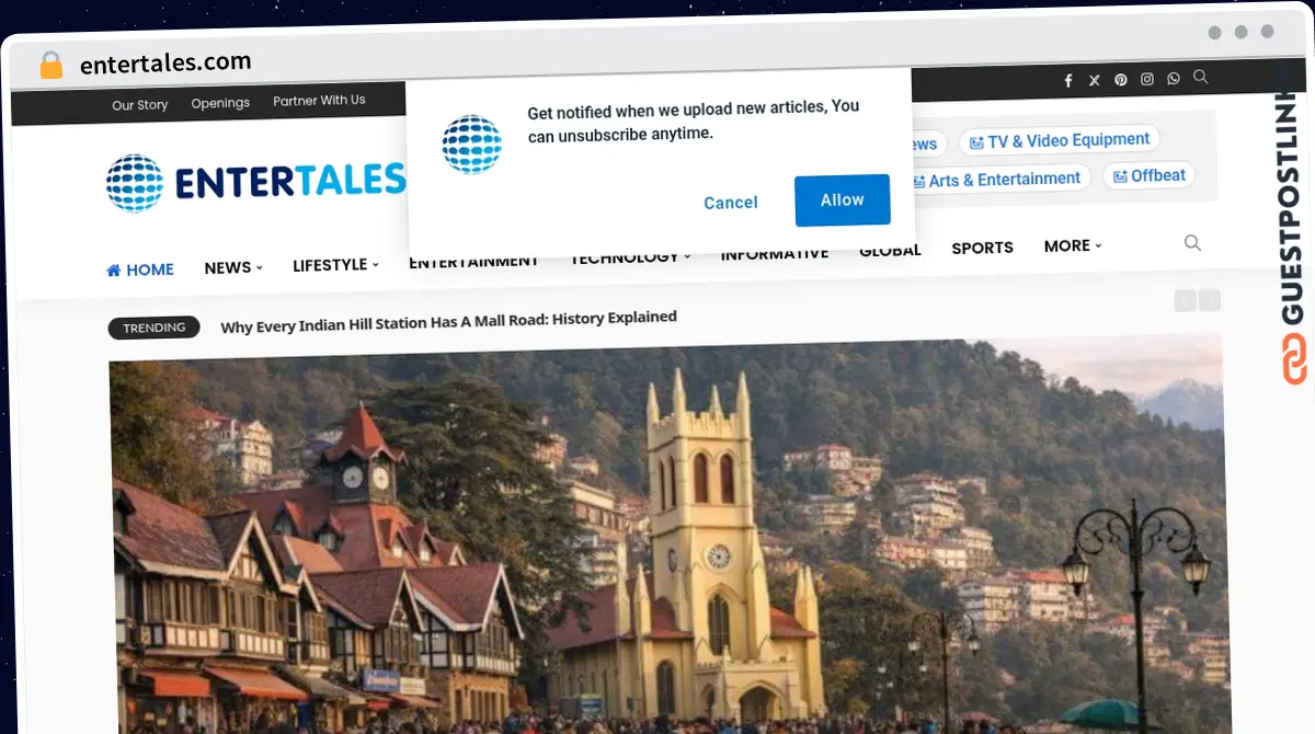 Publish Guest Post on entertales.com