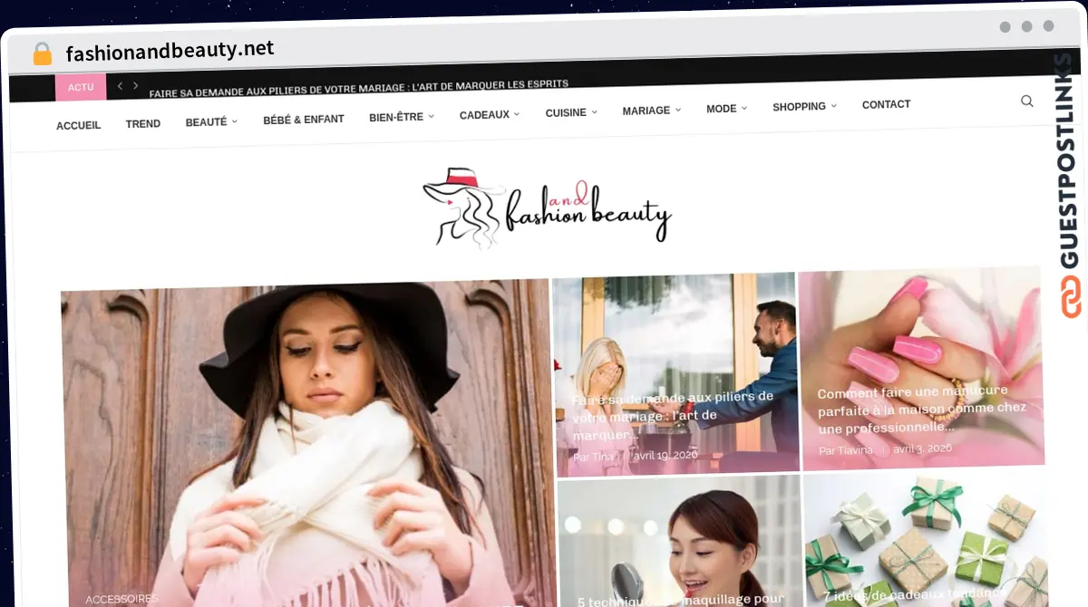 Publish Guest Post on fashionandbeauty.net