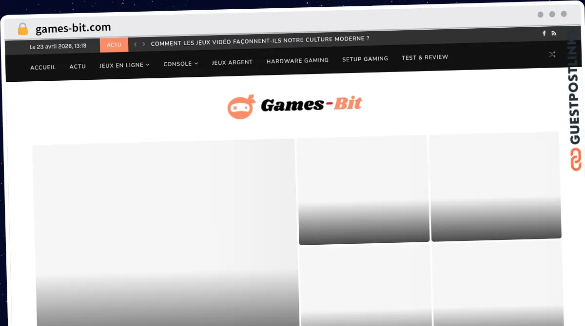 Publish Guest Post on games-bit.com