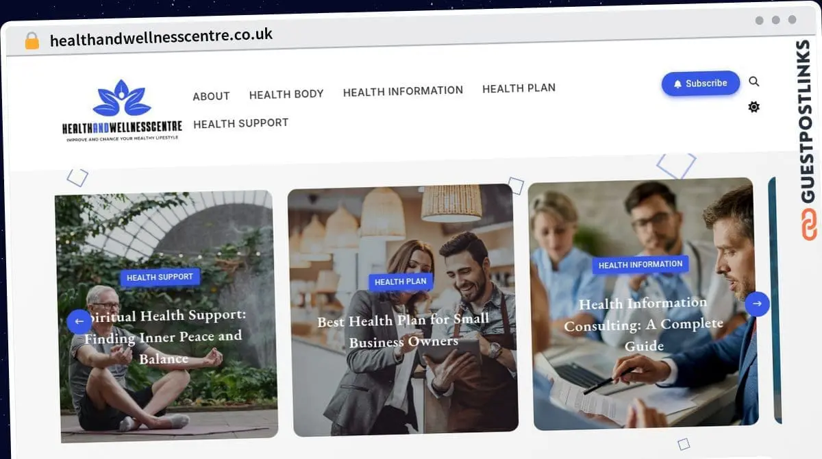 Publish Guest Post on healthandwellnesscentre.co.uk