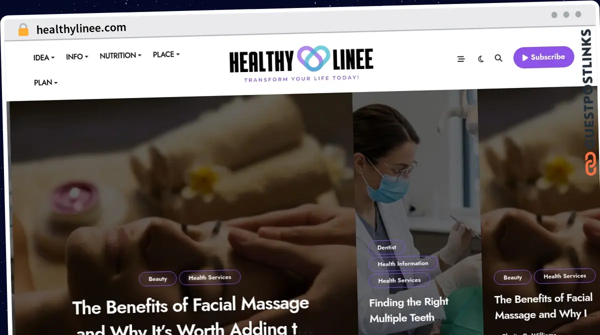 Publish Guest Post on healthylinee.com