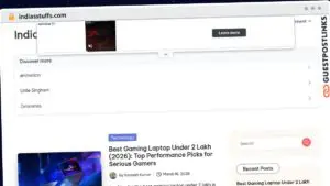 Publish Guest Post on indiasstuffs.com
