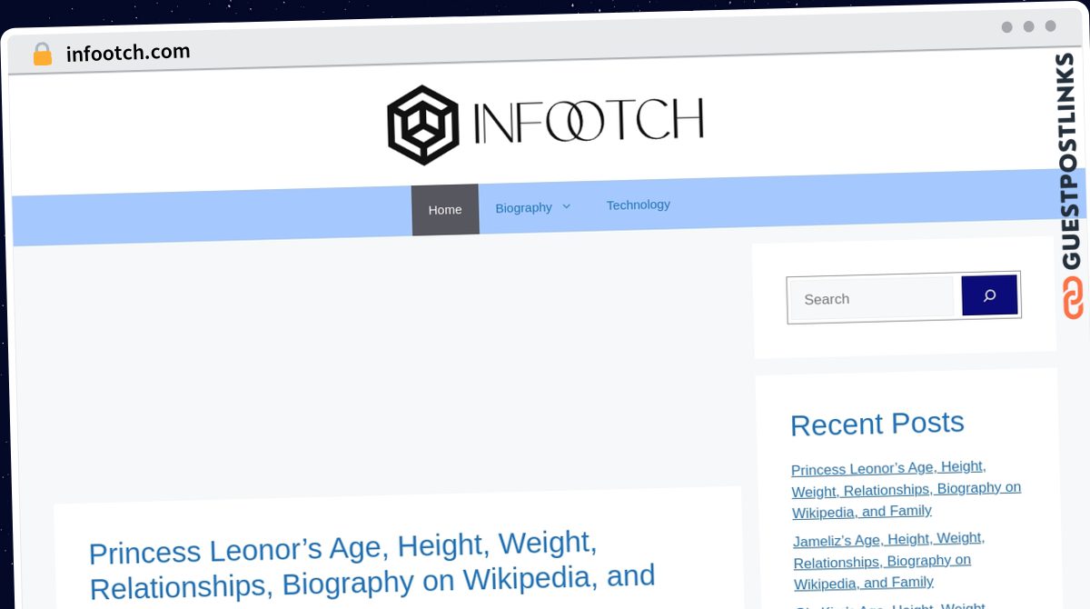 Publish Guest Post on infootch.com