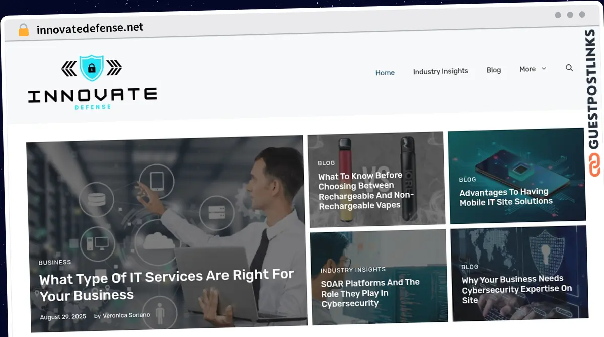Publish Guest Post on innovatedefense.net