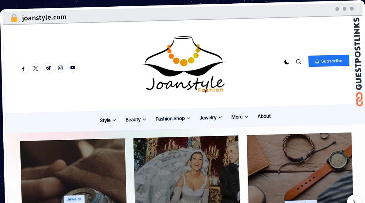 Publish Guest Post on joanstyle.com