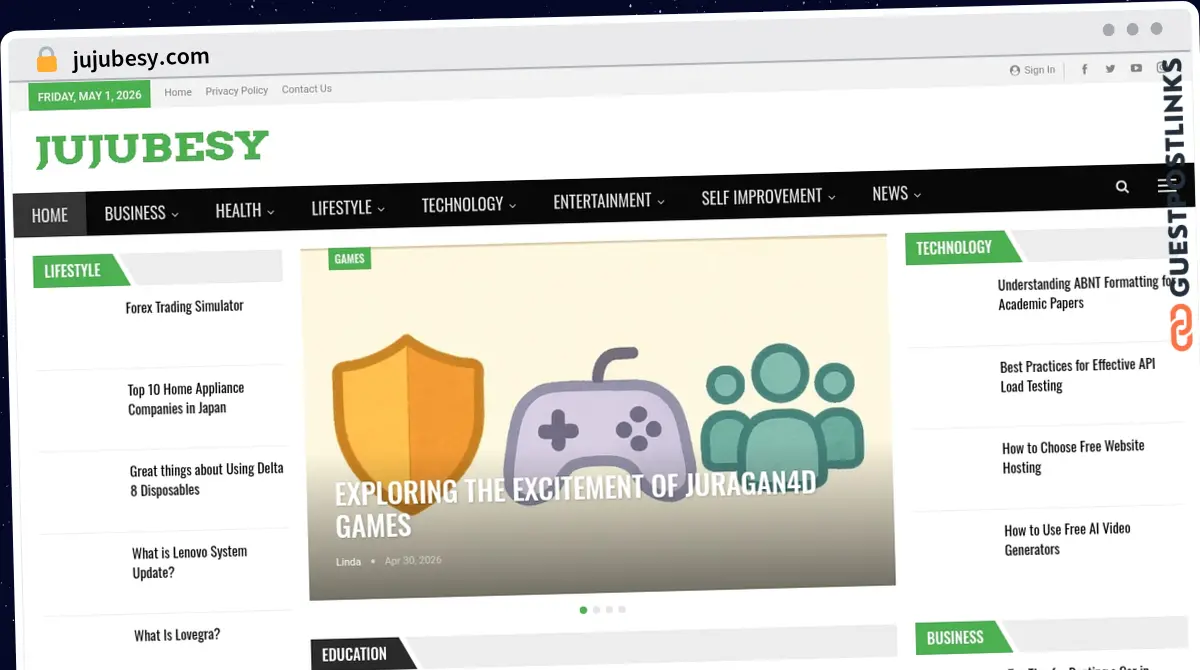 Publish Guest Post on jujubesy.com
