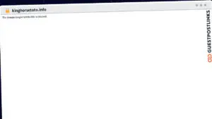 Publish Guest Post on kinghorsetoto.info