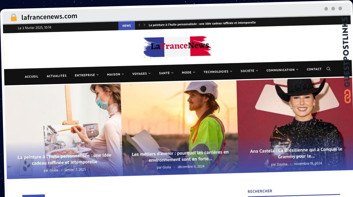 Publish Guest Post on lafrancenews.com